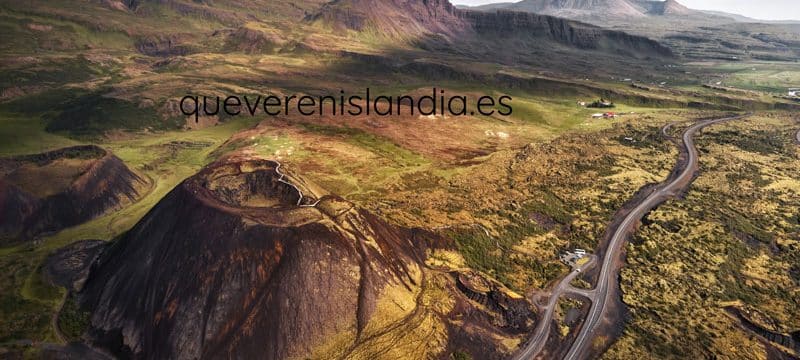 Grábrók-volcanes en islandia