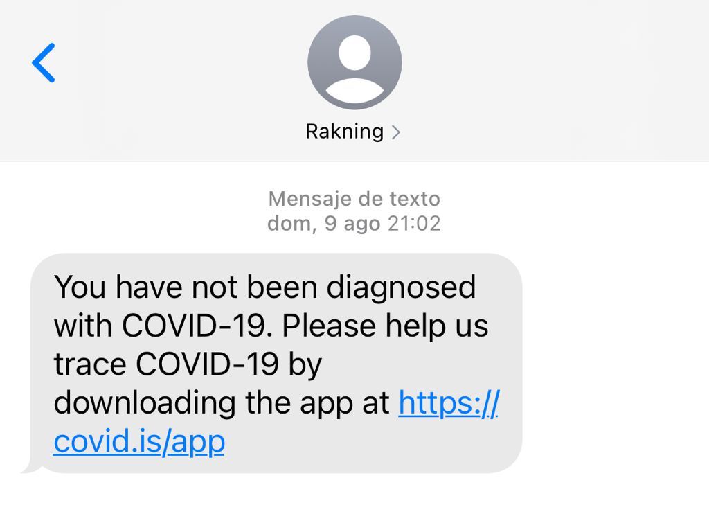 sms COVID