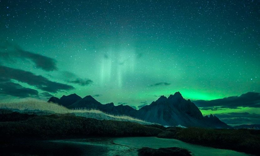 stokksnes-aurora boreal
