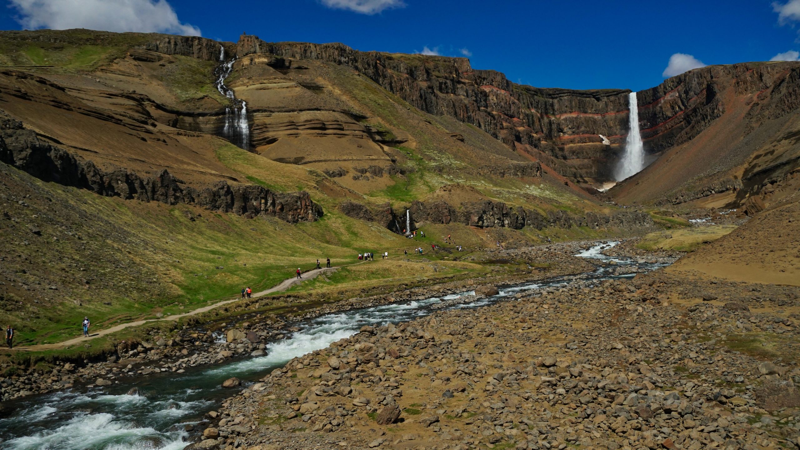Hengifoss cascadas de islandia