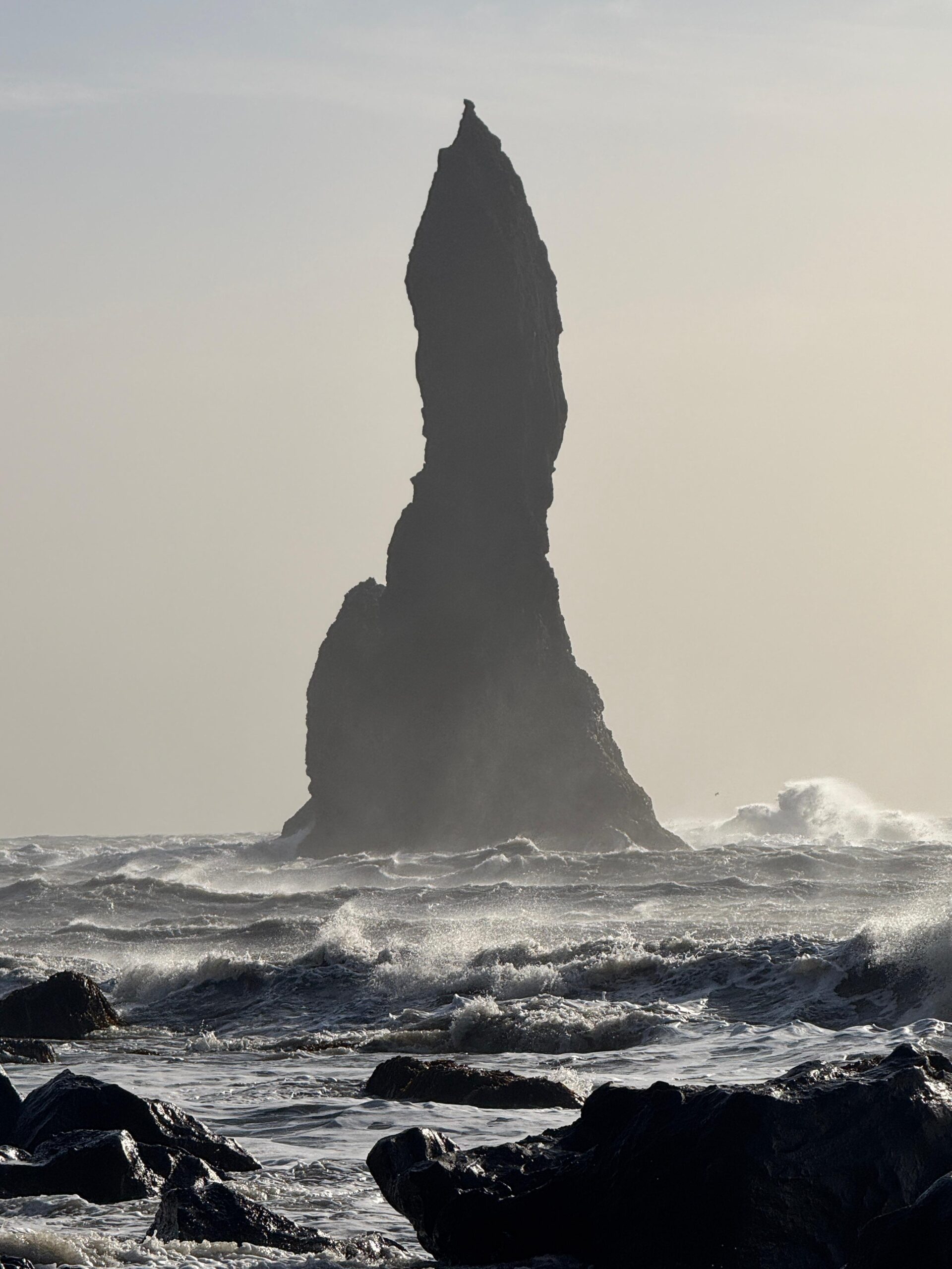 reynisdrangar troll basalto playa negra reynisfjara islandia